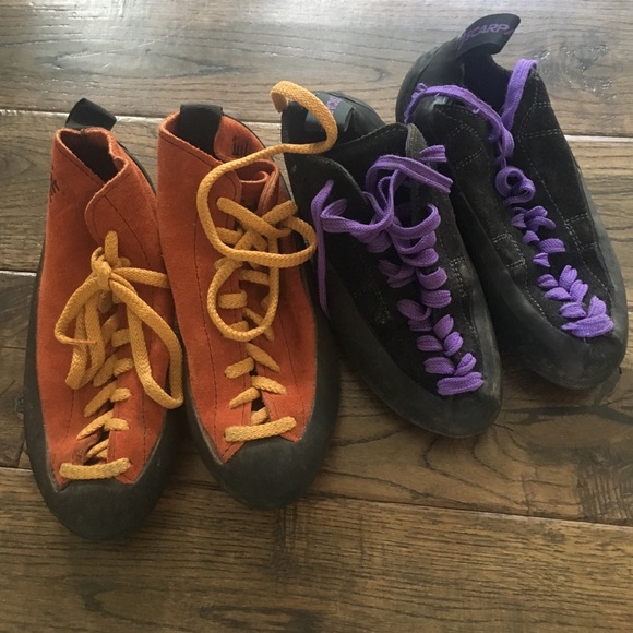 fire climbing shoes